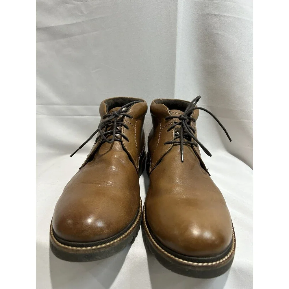 RockPort Leather Shoes Mens 11.5 W Brown‎ TruTech Lightweight Shock Absorbing